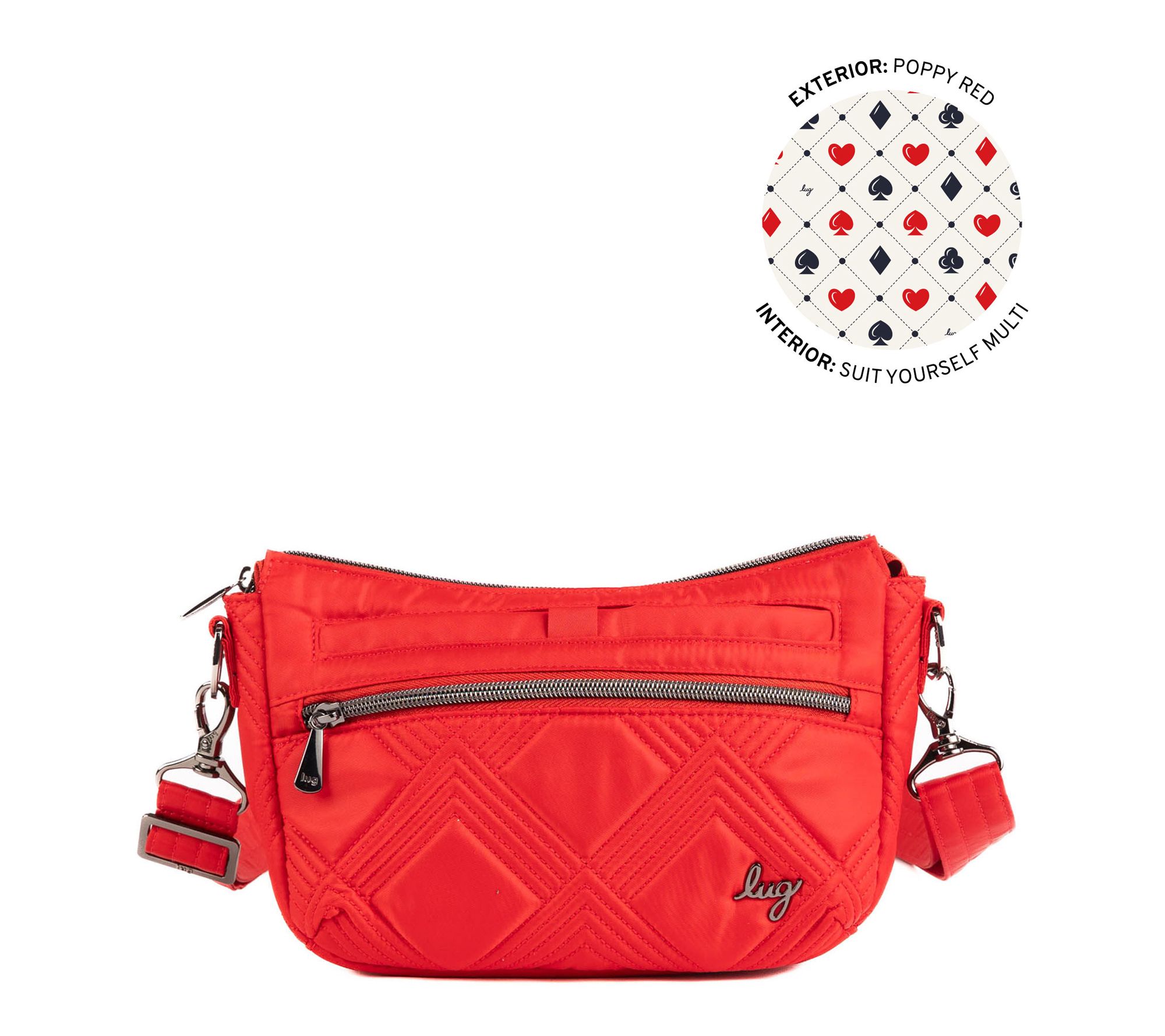  Lug Classic Quilted Convertible Crossbody-Dash - F51619