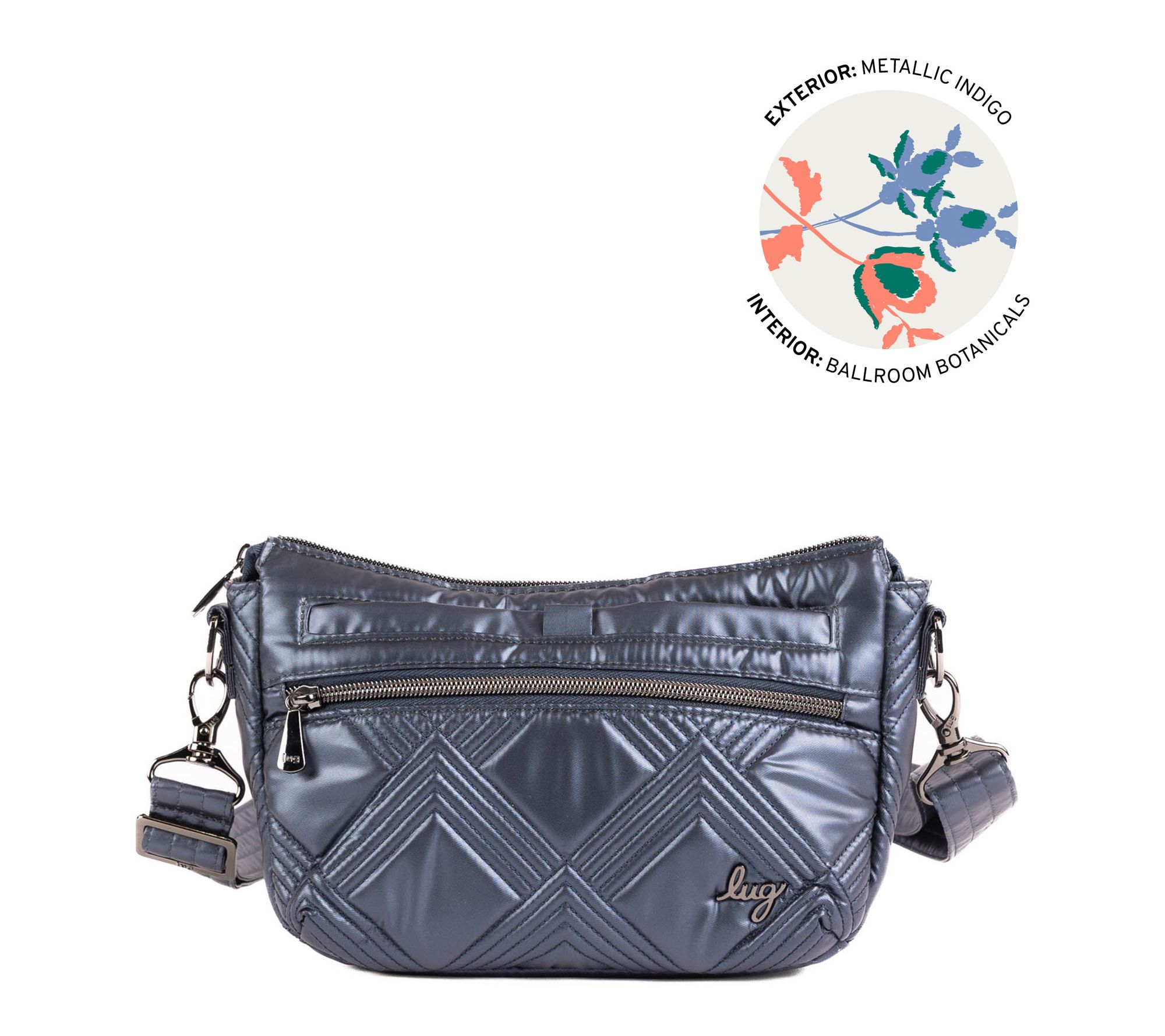 Lug Classic Quilted Convertible Crossbody-Dash