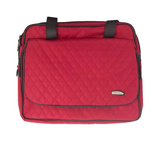 Travelon Expandable 3 Compartment Quilted Weekender Bag - QVC.com