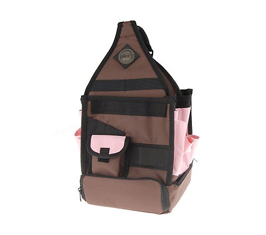 Tote-Ally Cool On The Go Tote Craft Garden Canvas Tool Bag Organizer Pink.