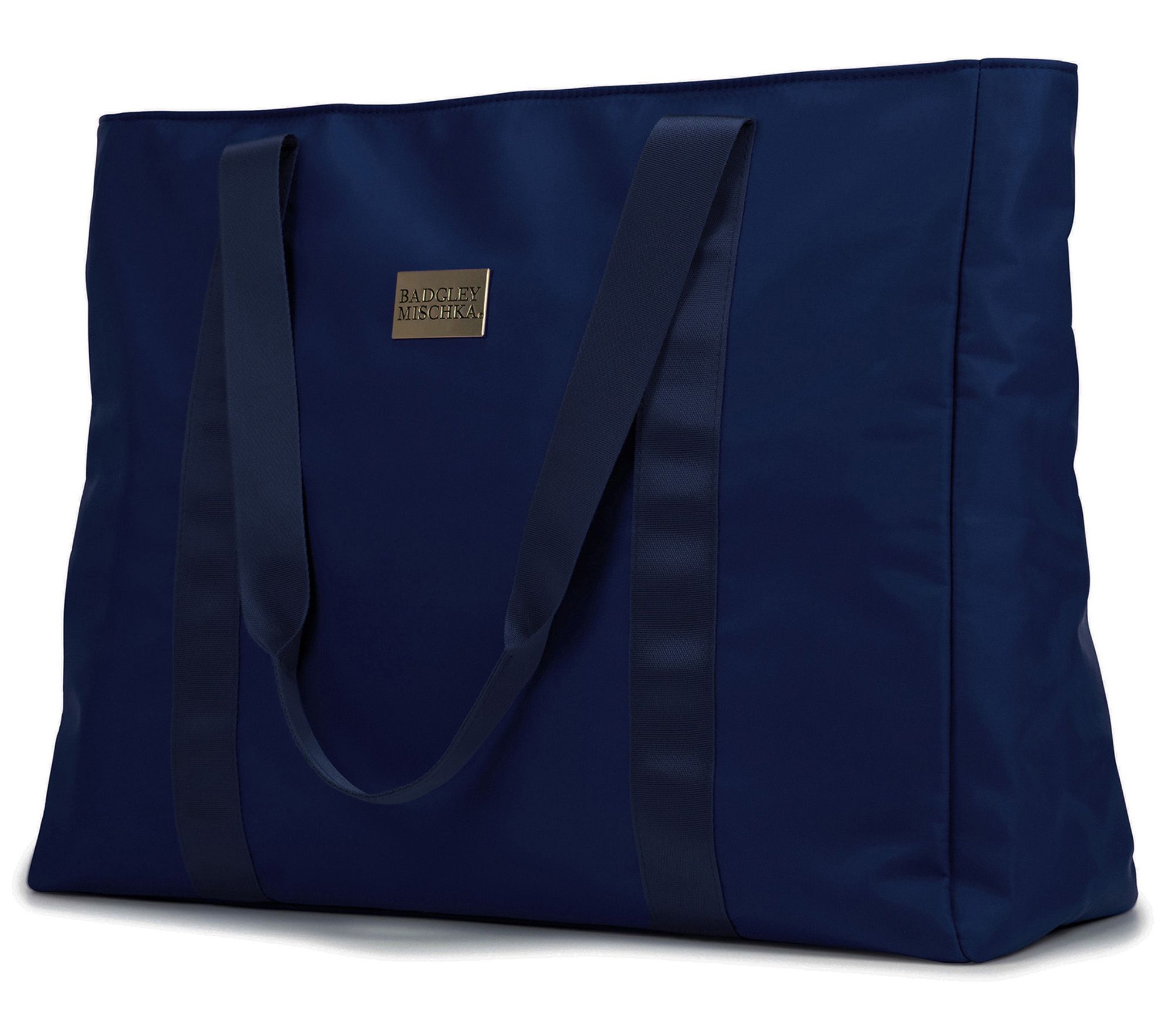 Badgley Mischka Nylon Travel Tote Weekender Bag