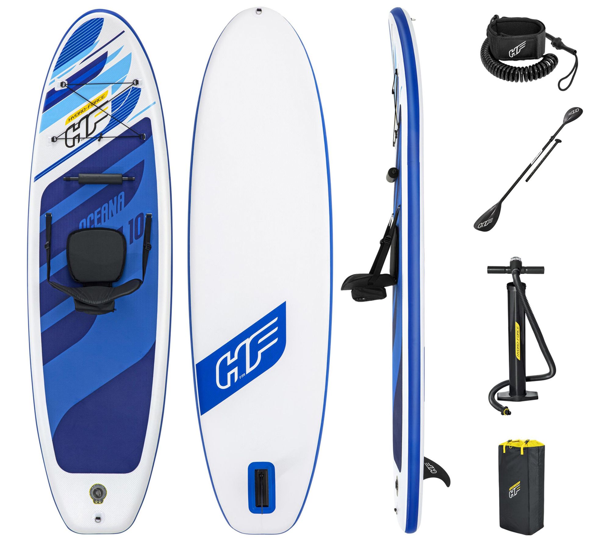 Bestway Hydro-Force Oceana Inflatable Stand-Up Paddle Board - QVC.com
