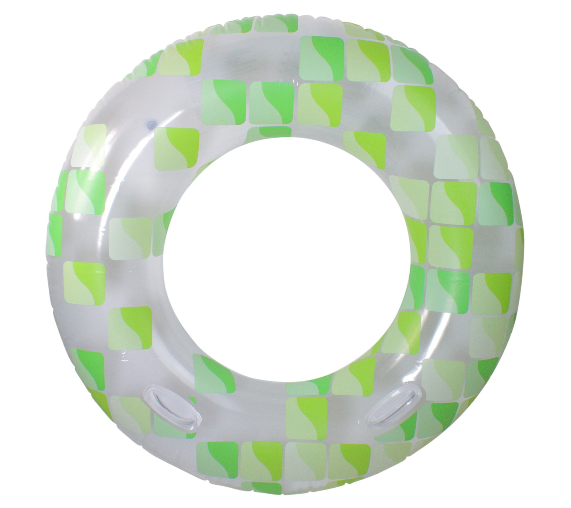Pool Central Inflatable Mosaic Swimming Pool Ring Float - QVC.com