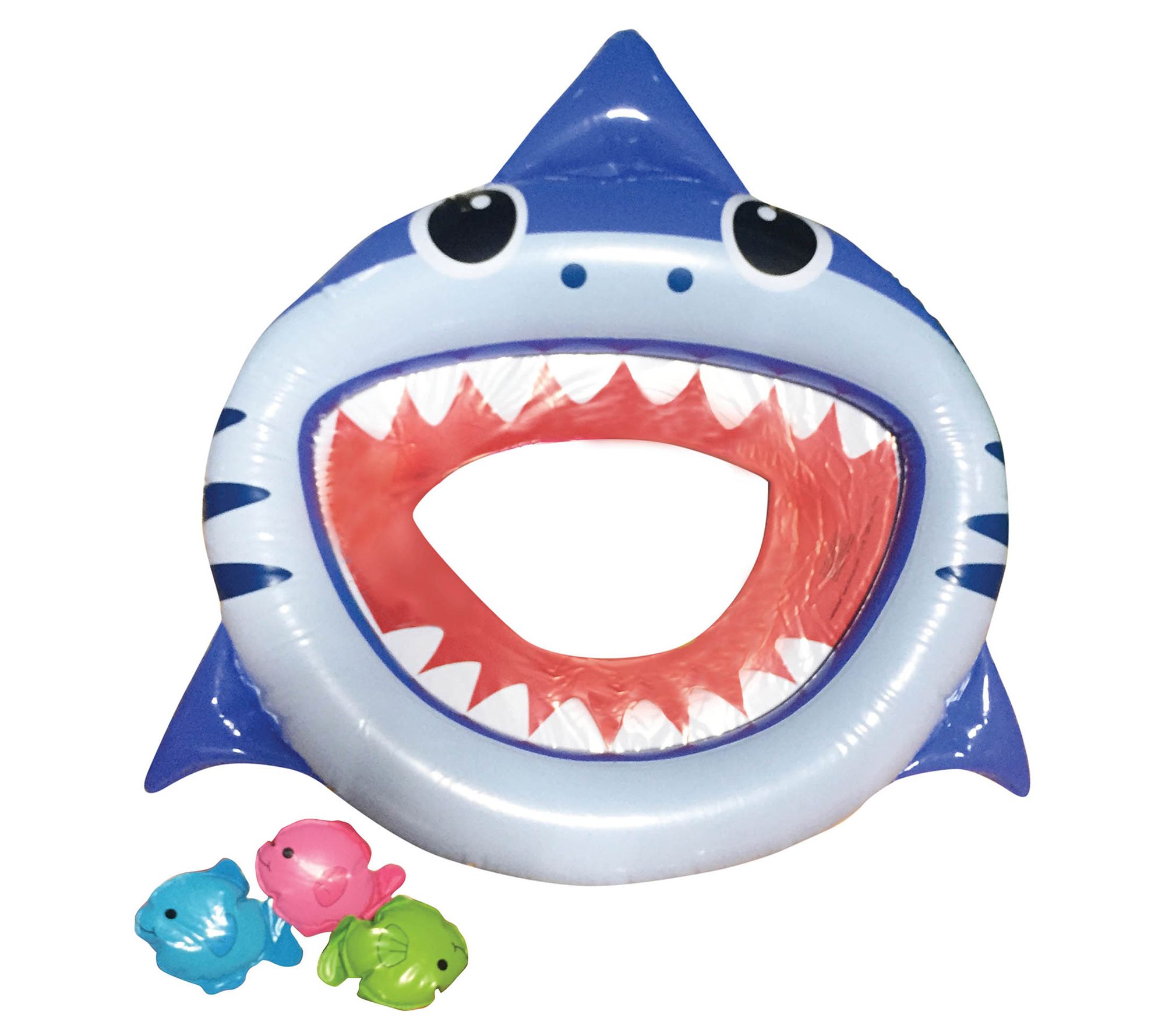 Northlight 24.75" Inflatable Shark Mouth Fish T oss Pool Game