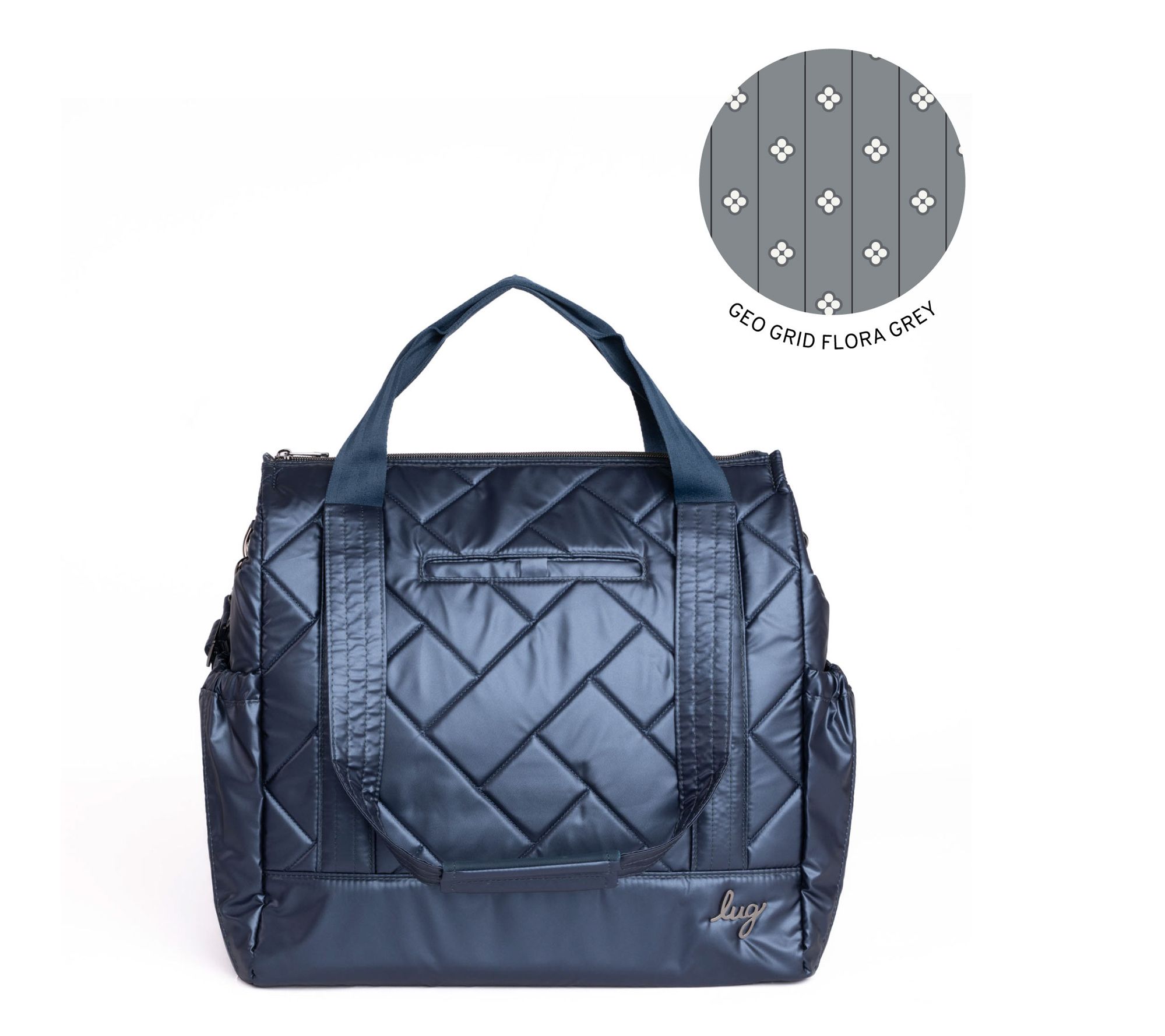 Kerstin Lindquist X Lug Caryall Zip-Top Tote - Yacht