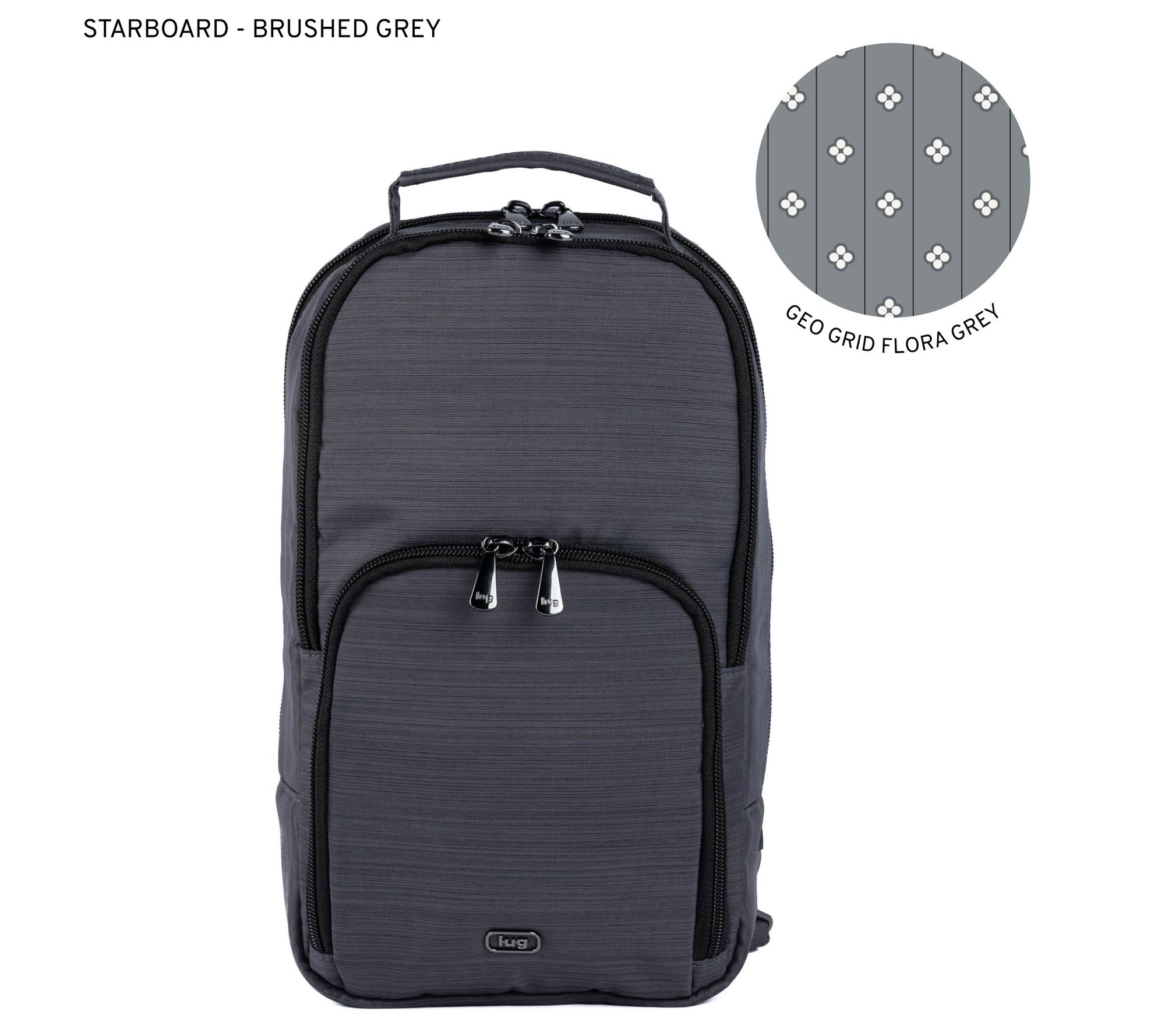 Lug Brushed Sling Bag - Starboard