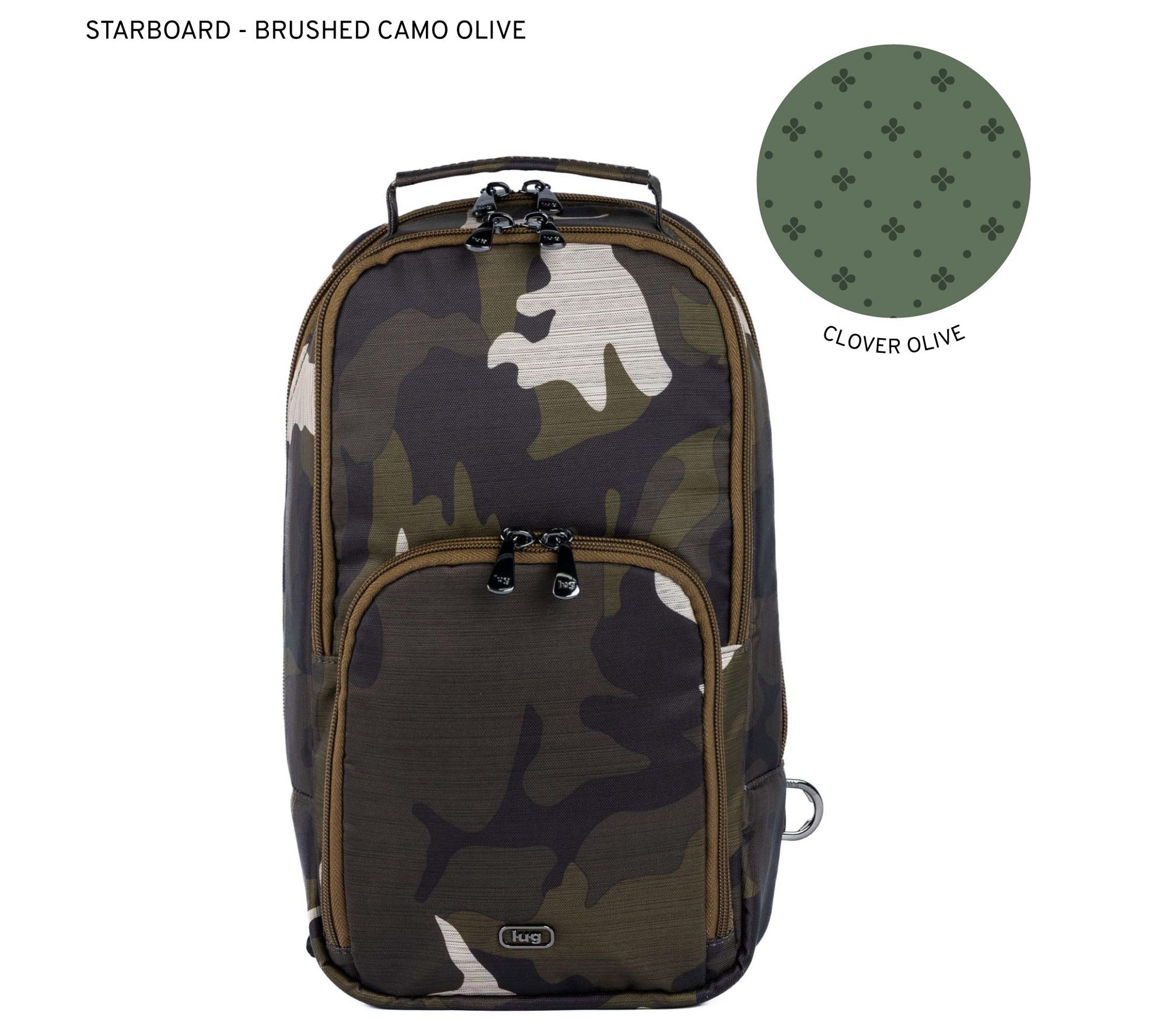 Lug Brushed Sling Bag - Starboard