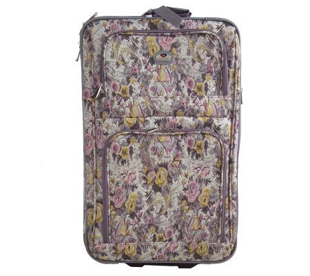 Gloria Vanderbilt 3-pc. Tapestry Expandable Luggage Set 