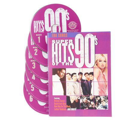 Super Hits of the 90's 100 Songs 5 Disc Set - QVC.com