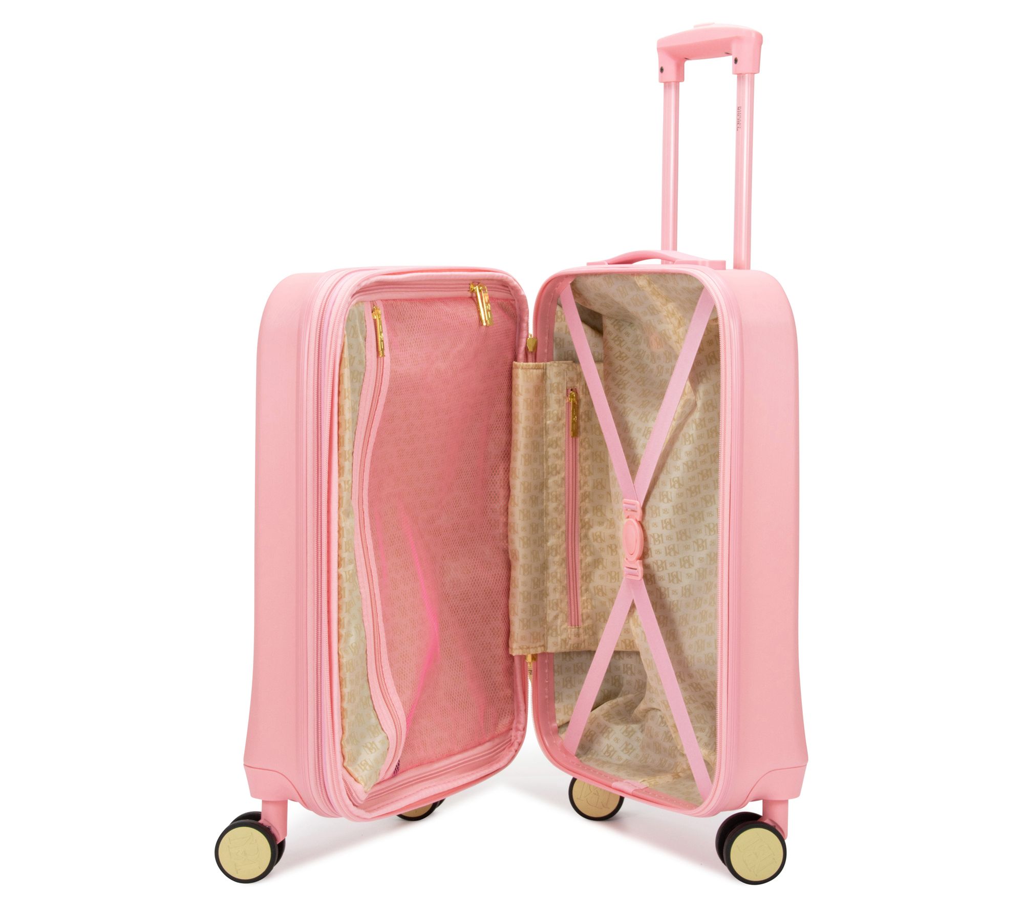 Badgley Mischka Diamond 20" Hard Expandable Carryon Suitcase