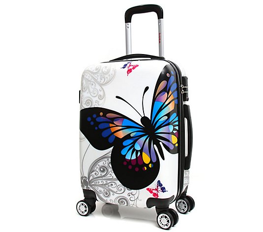 InUSA Butterfly Lightweight Hardside Spinner 20" Carry-On