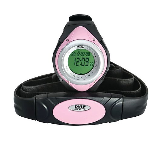 Pyle PHRM38PN Heart Rate Monitor Watch - Pink