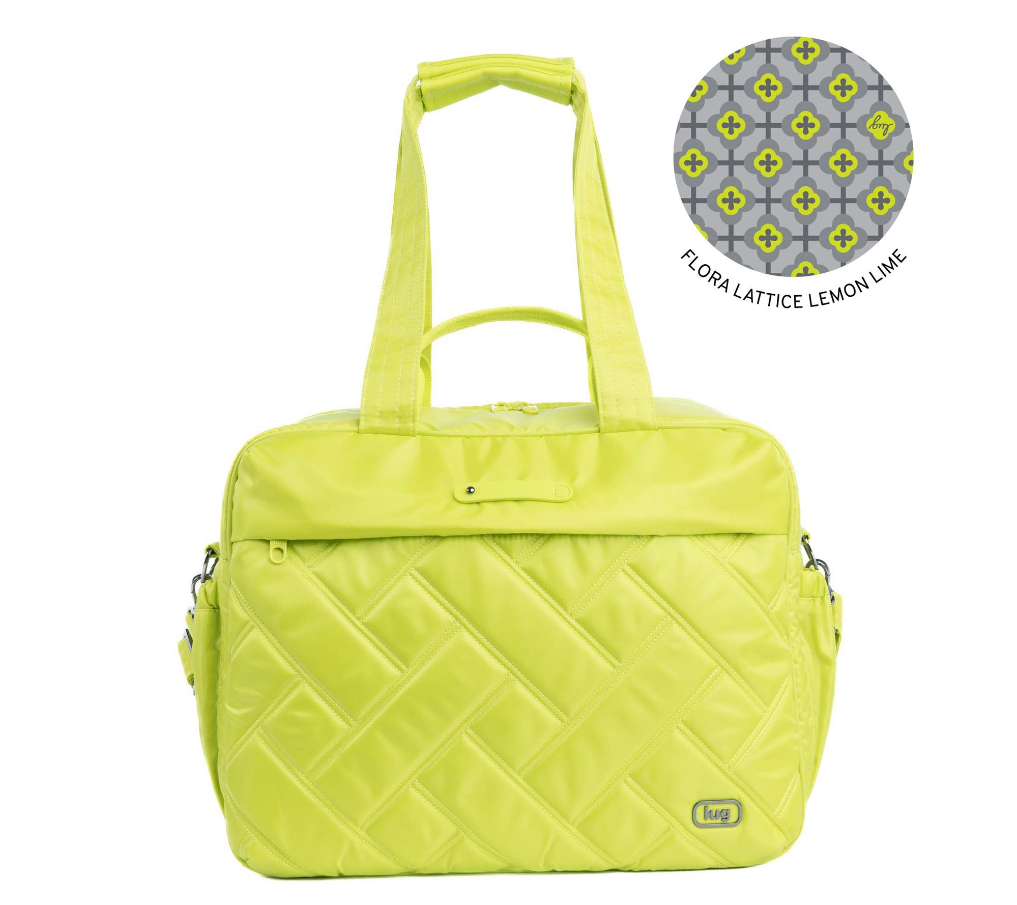 Lug Classic Quilted Duffel Bag - Trolley Bus