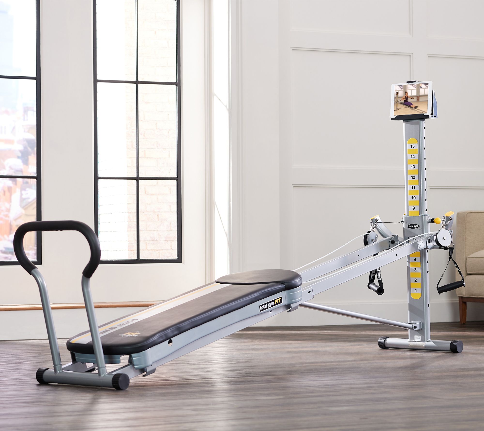 Total Gym FIT Ultimate 15 Levels of Resistance & Pilates Kit