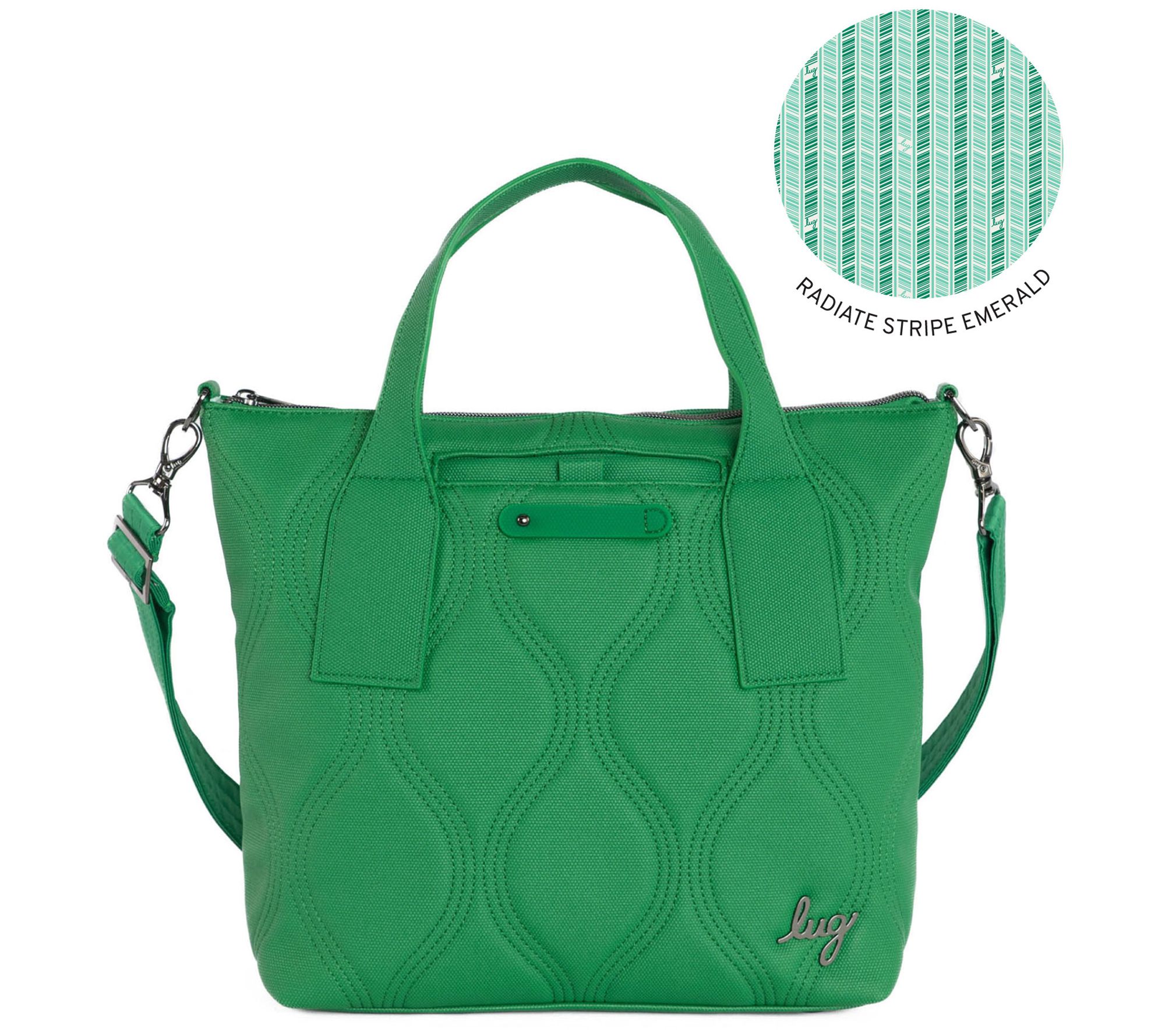 Lug Matte Luxe Tote with Crossbody Strap - Alto