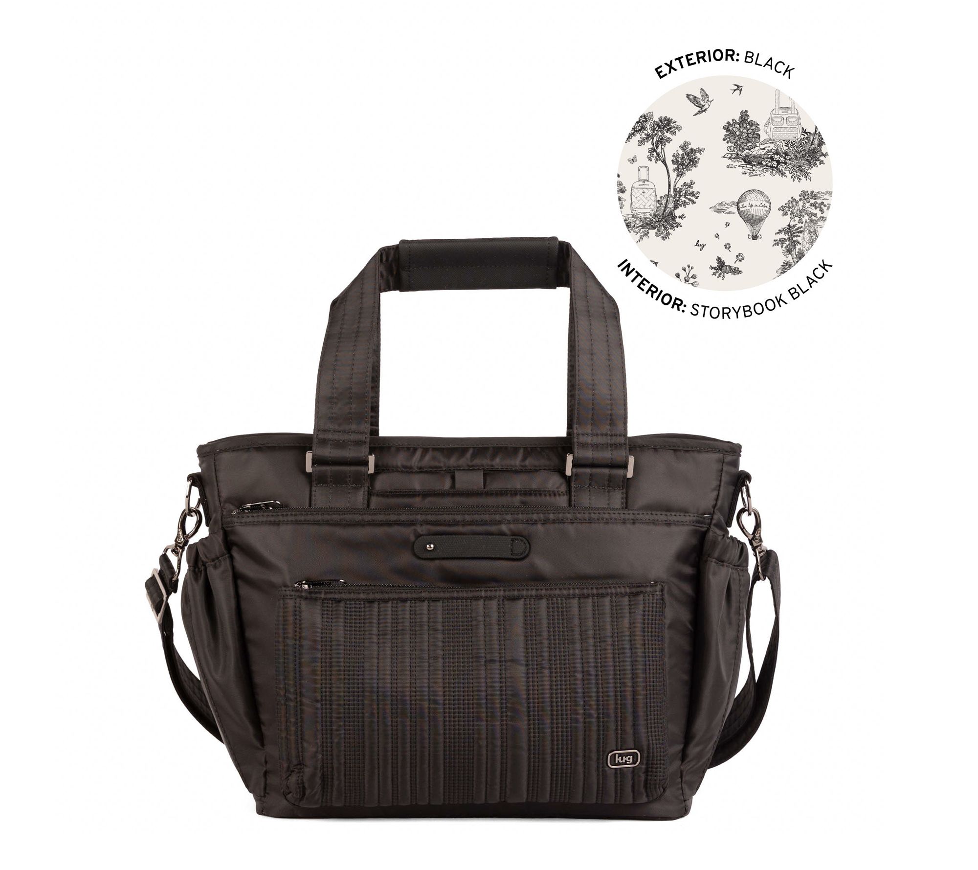 Lug Tote Bag with Adjustable Crossbody Strap - Charter SE