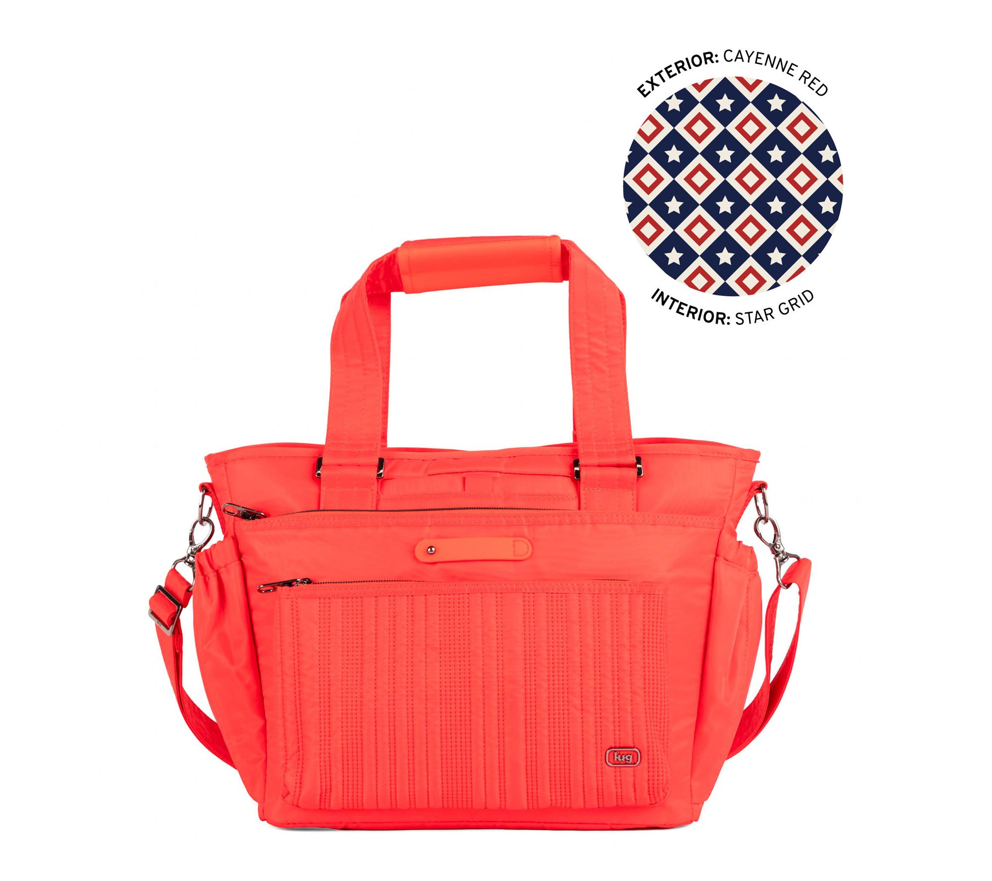 Lug Tote Bag with Adjustable Crossbody Strap - Charter SE