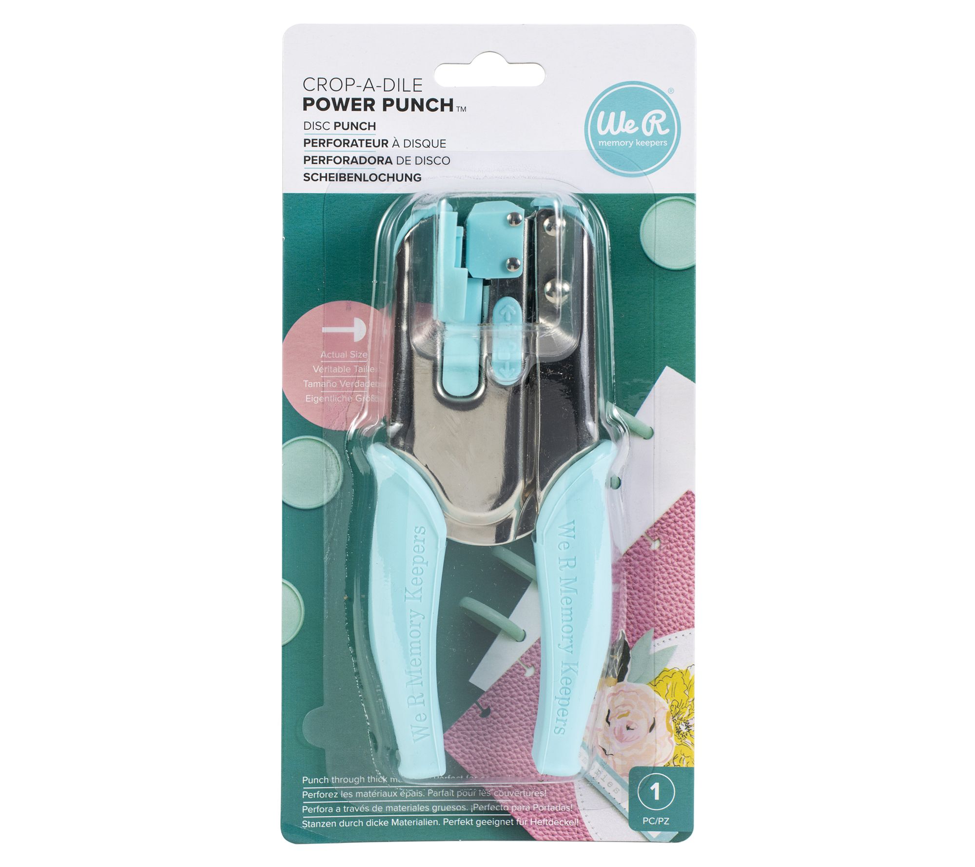 We R Memory Keepers Crop-A-Dile Power Punch Too l Disc