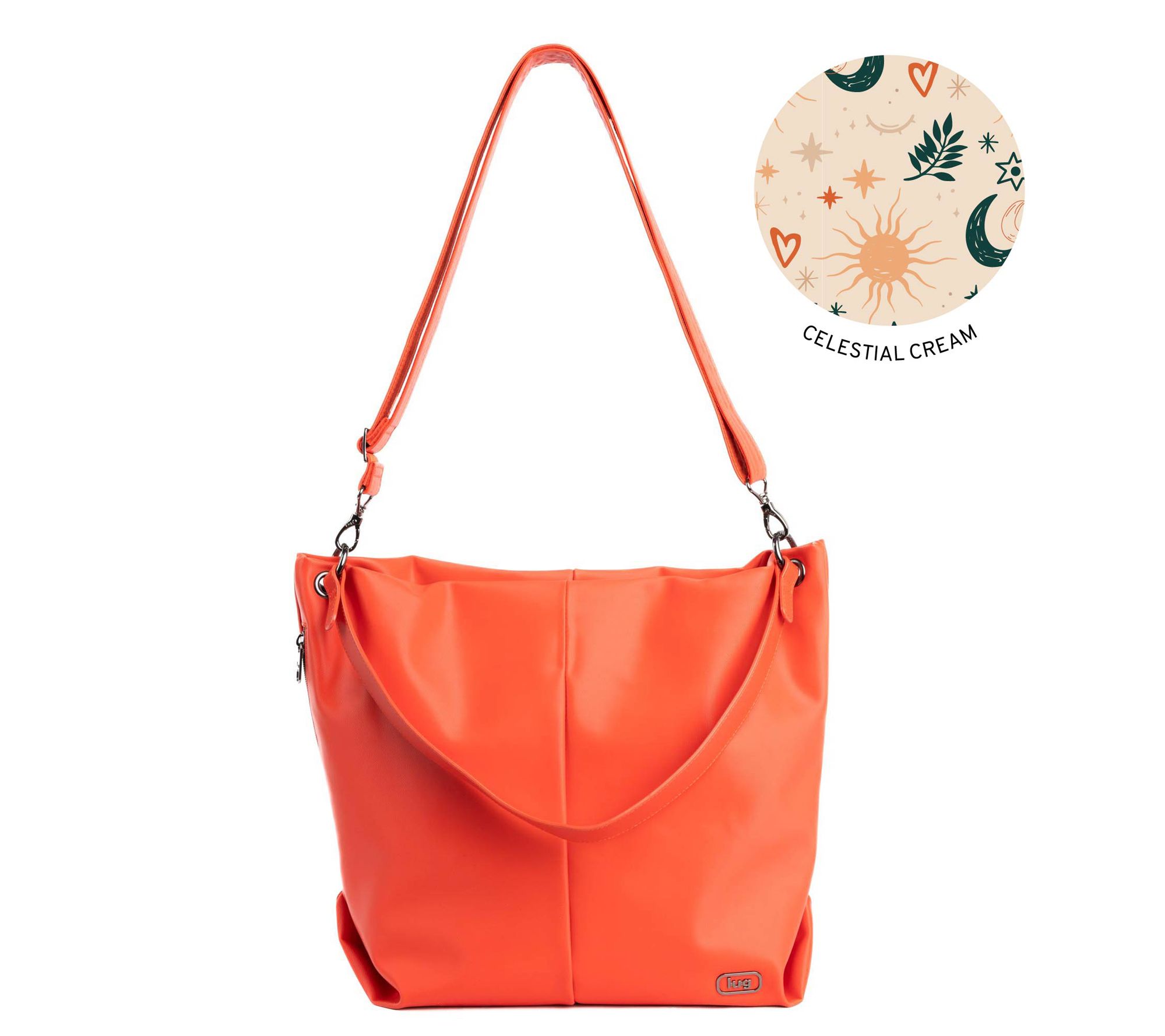 Lug Satin Luxe Large Shoulder Bag - Plunge