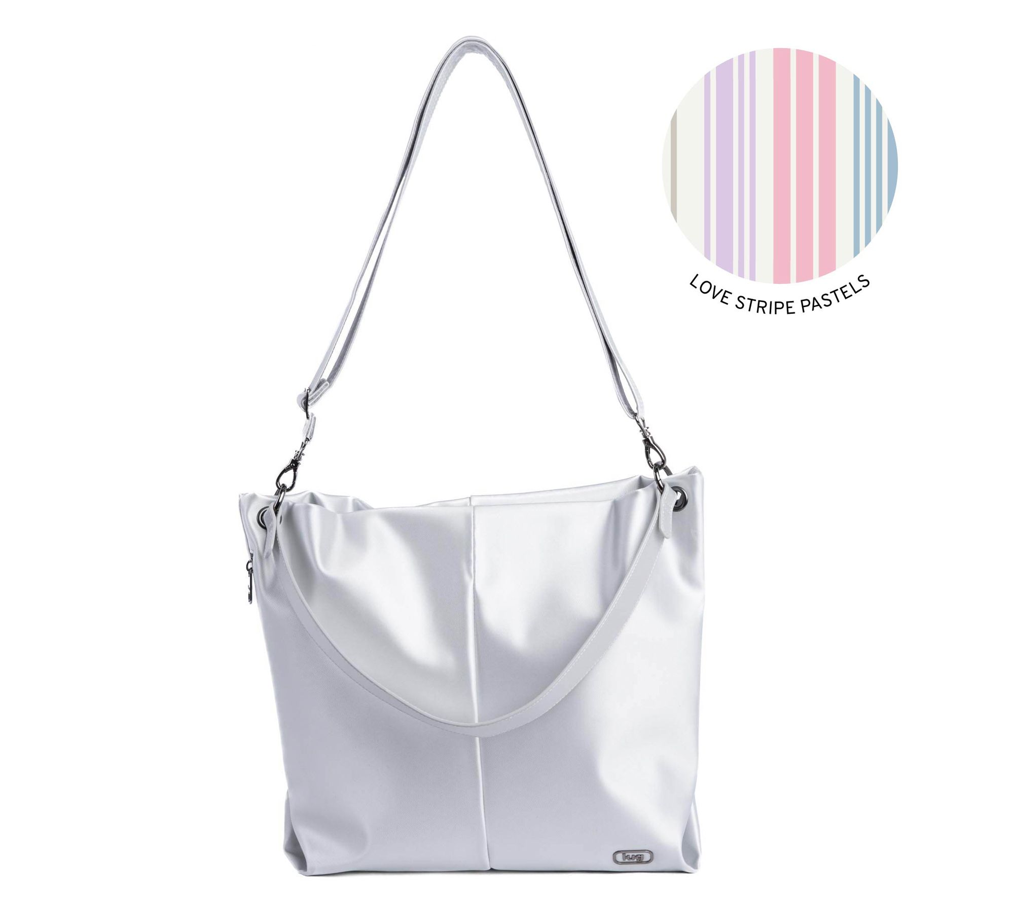 Lug Satin Luxe Large Shoulder Bag - Plunge