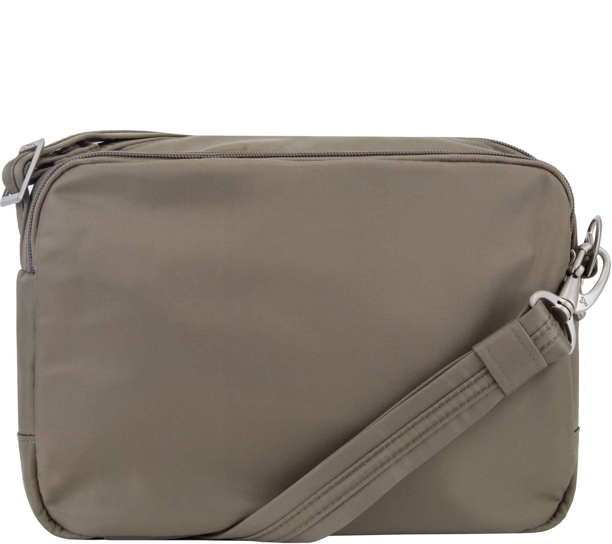Travelon AntiTheft Square Pleated Crossbody with RFID