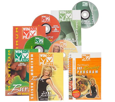 4 NEW WINSOR PILATES VHS ACCELERATED FAT BURNING CIRCLE WORKOUT
