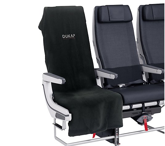 Dukap S/2 Soft Velvet Travel Seat Covers with Reusable Bag