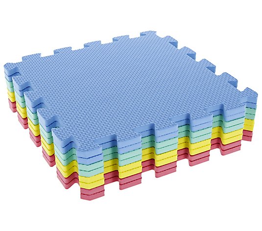 Fleming Supply 8-Piece Interlocking Foam FloorMat Tiles