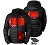 ActionHeat Men's 5V Battery-Heated Puffer Jacket W/ Hood, 4 of 7