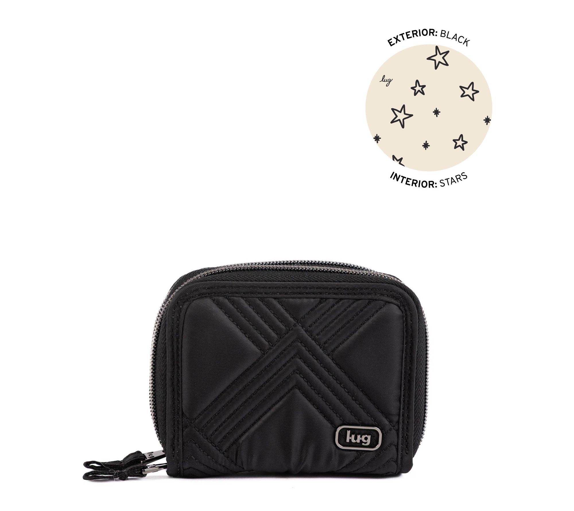 Lug Small Accordion Wallet with RFID- Splits