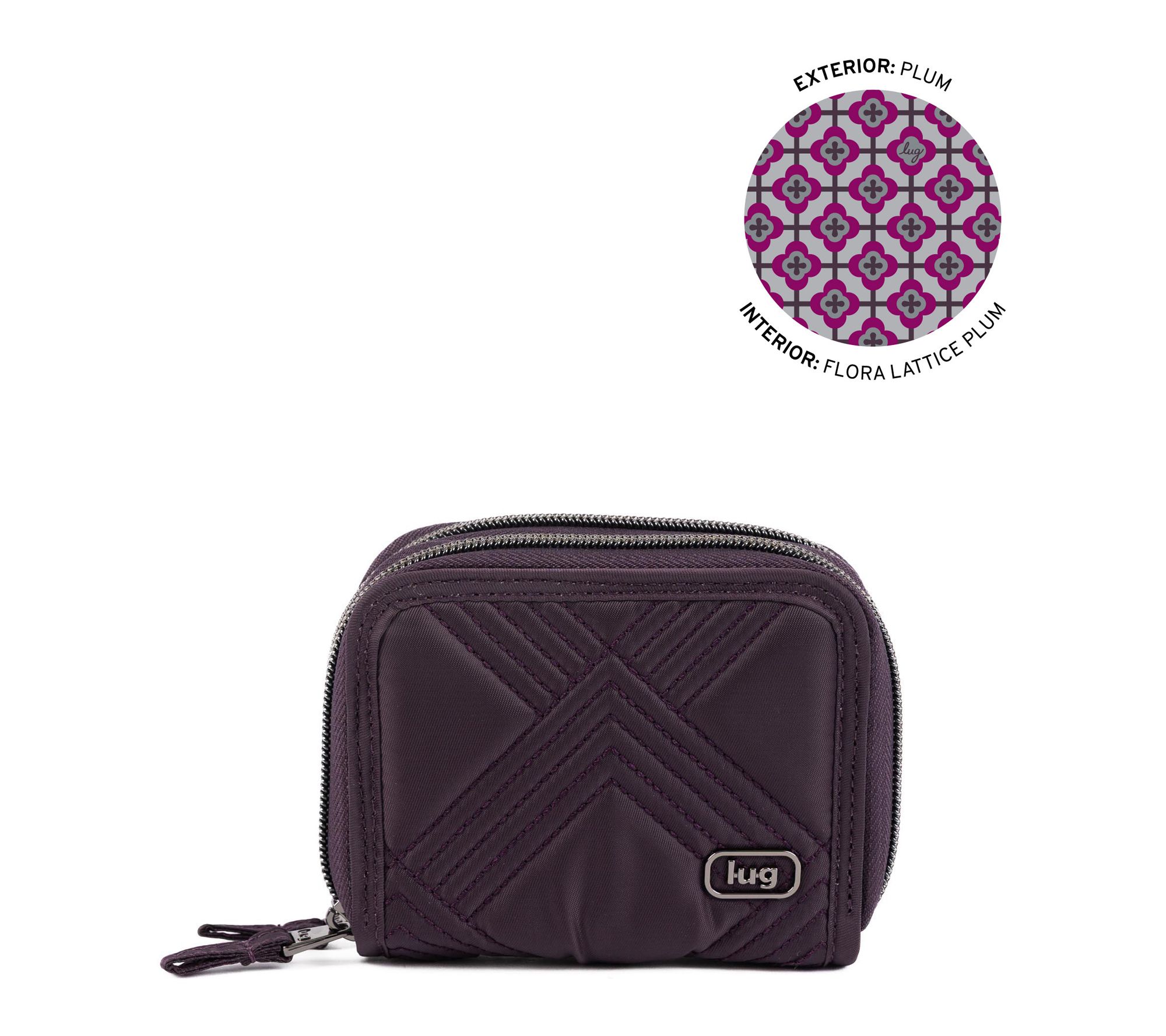 Lug Small Accordion Wallet with RFID- Splits