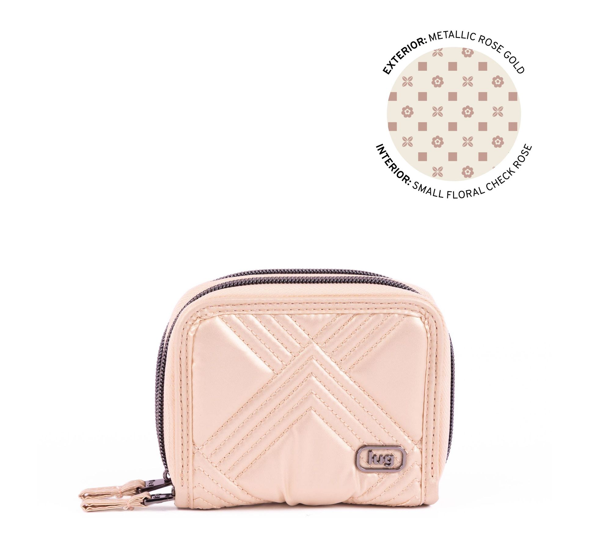 Lug Small Accordion Wallet with RFID- Splits