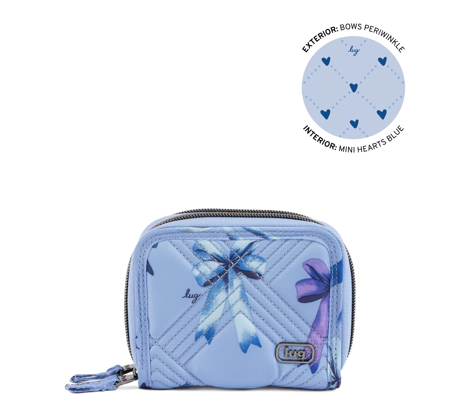 Lug Small Accordion Wallet with RFID- Splits