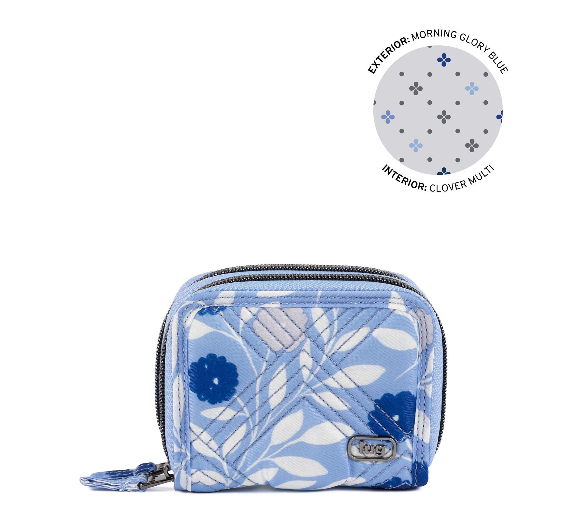 Lug Small Accordion Wallet with RFID- Splits