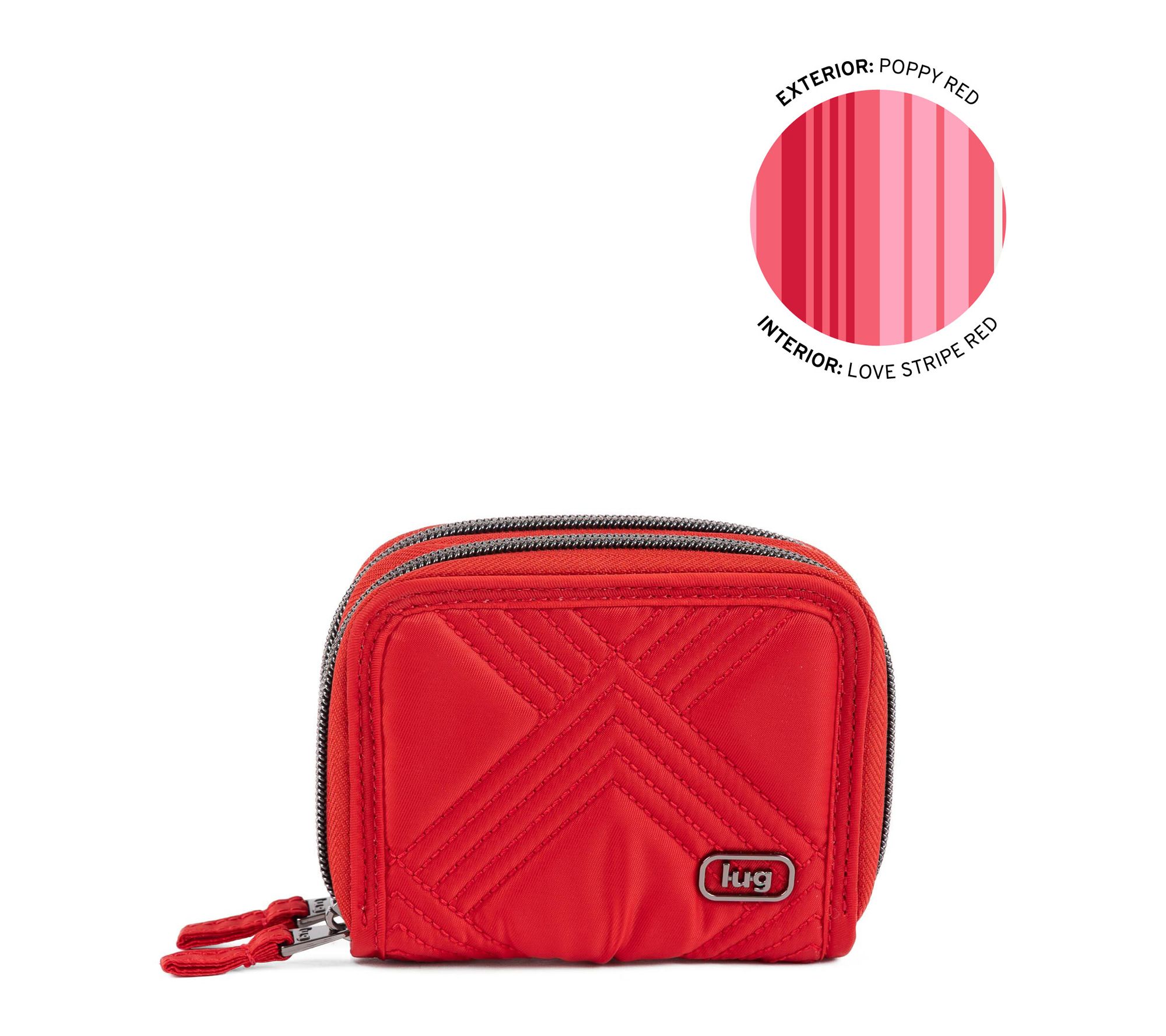 Lug Small Accordion Wallet with RFID- Splits