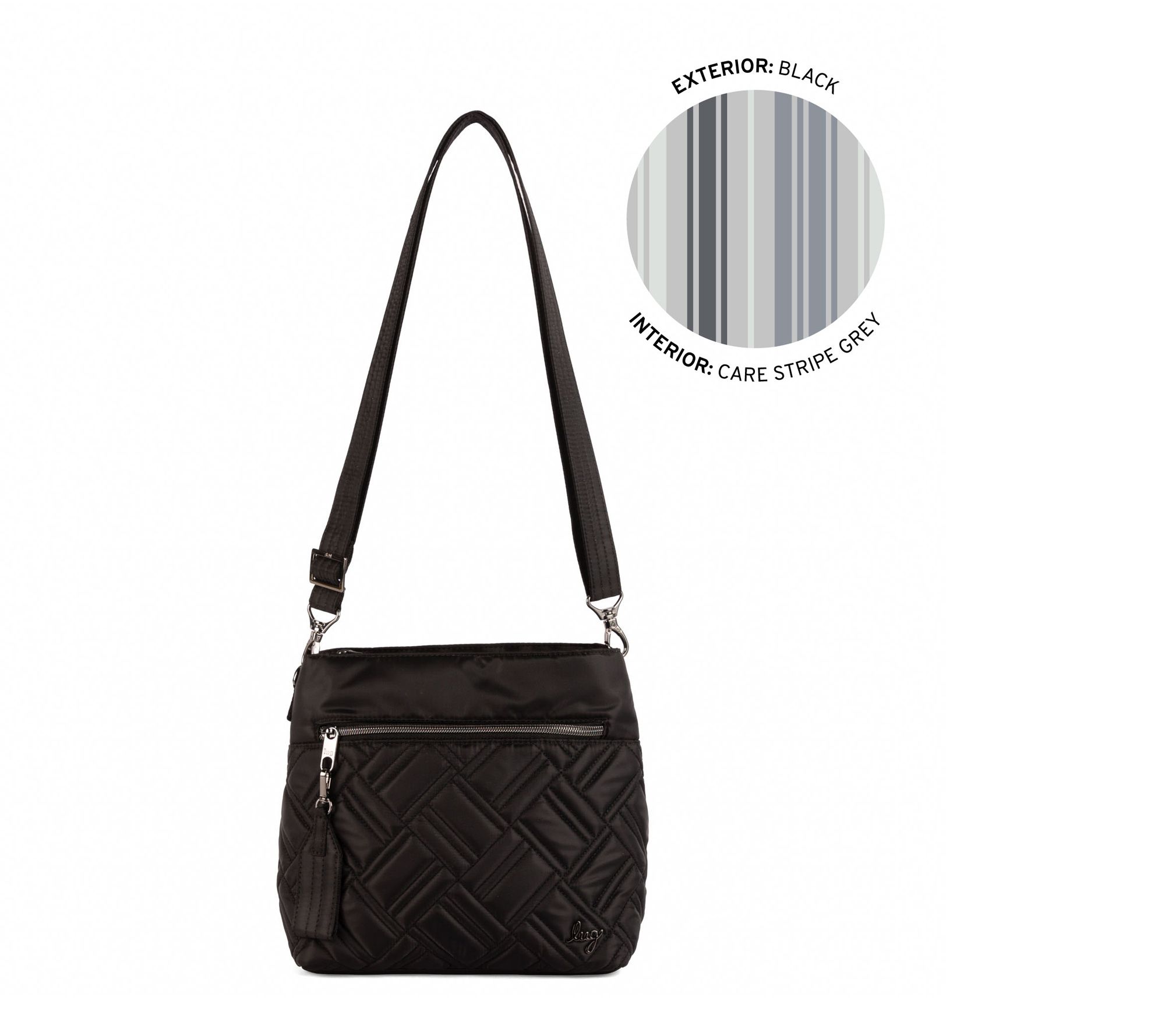 Lug Square Double Entry Crossbody -Double Dip