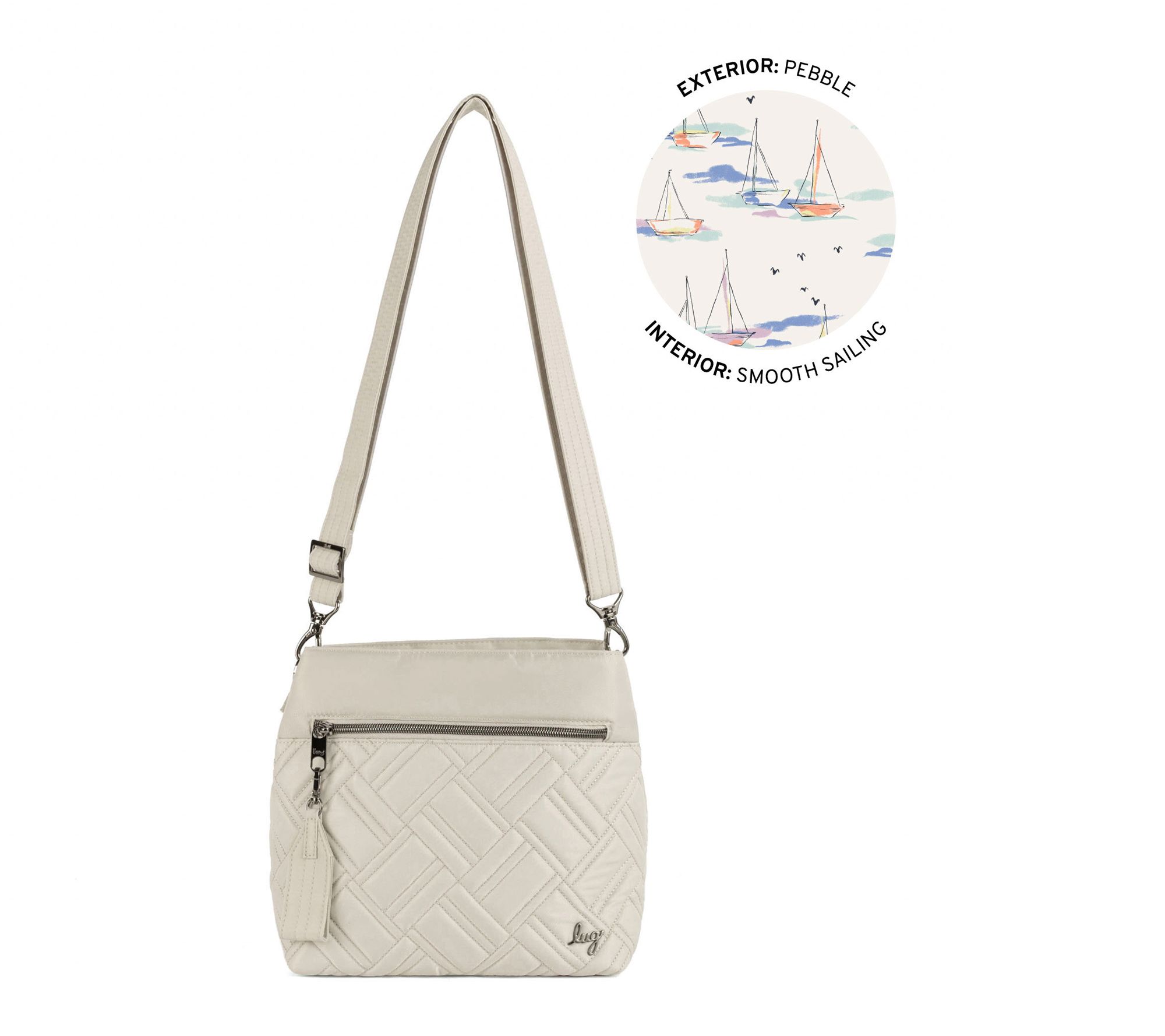 Lug Square Double Entry Crossbody -Double Dip