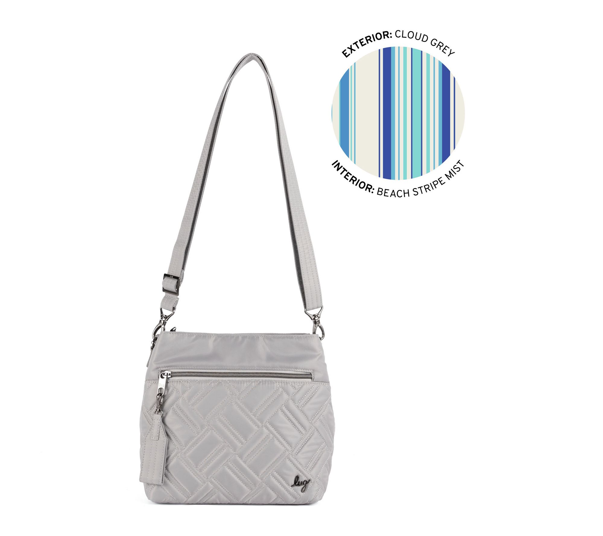 Lug Square Double Entry Crossbody -Double Dip