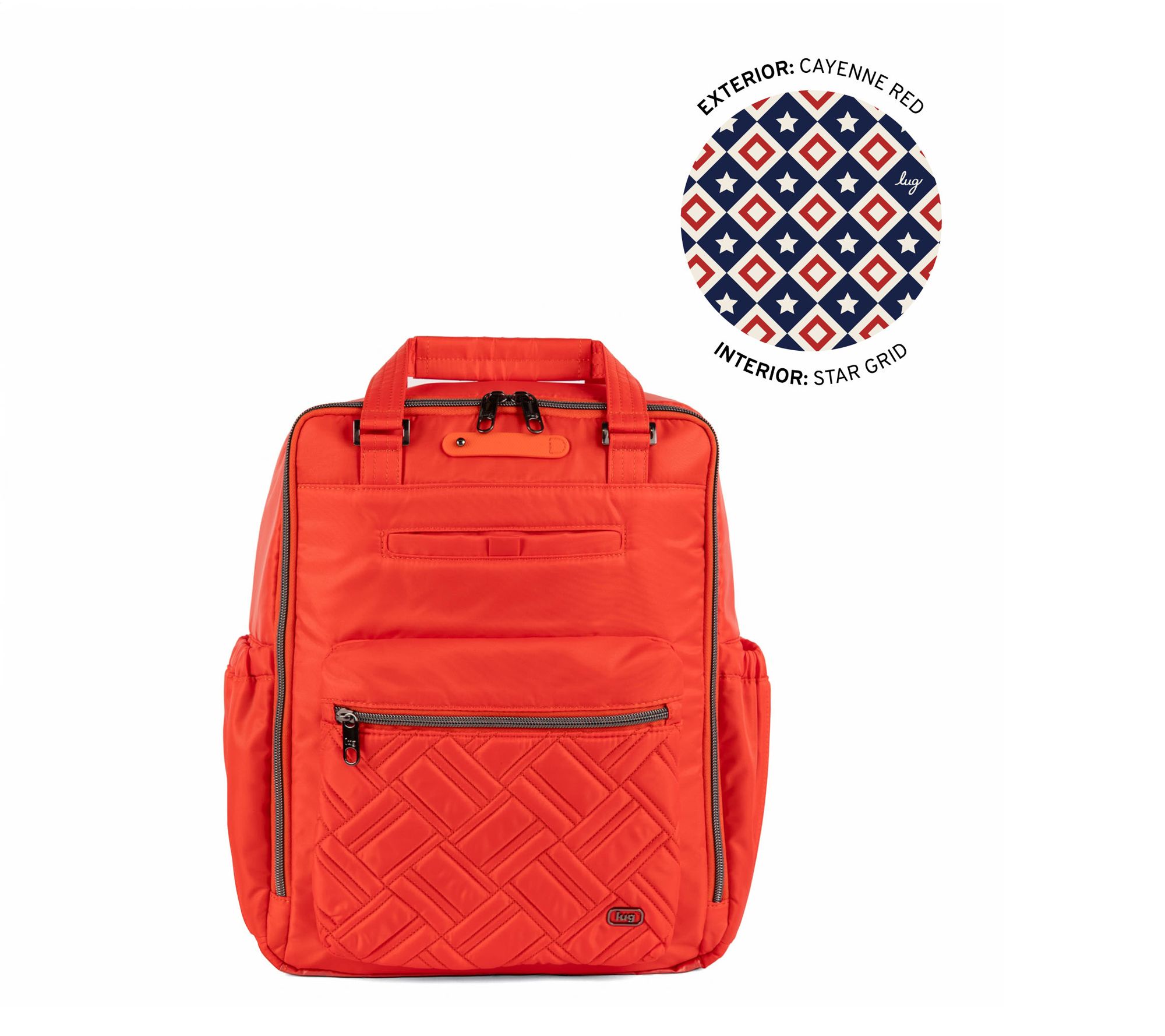  Lug Carryall Backpack  with Charm Bar - Voyager