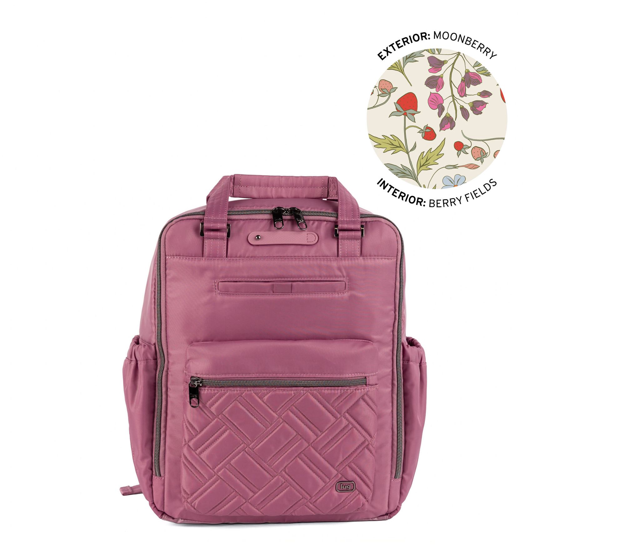 Lug Carryall Backpack  with Charm Bar - Voyager