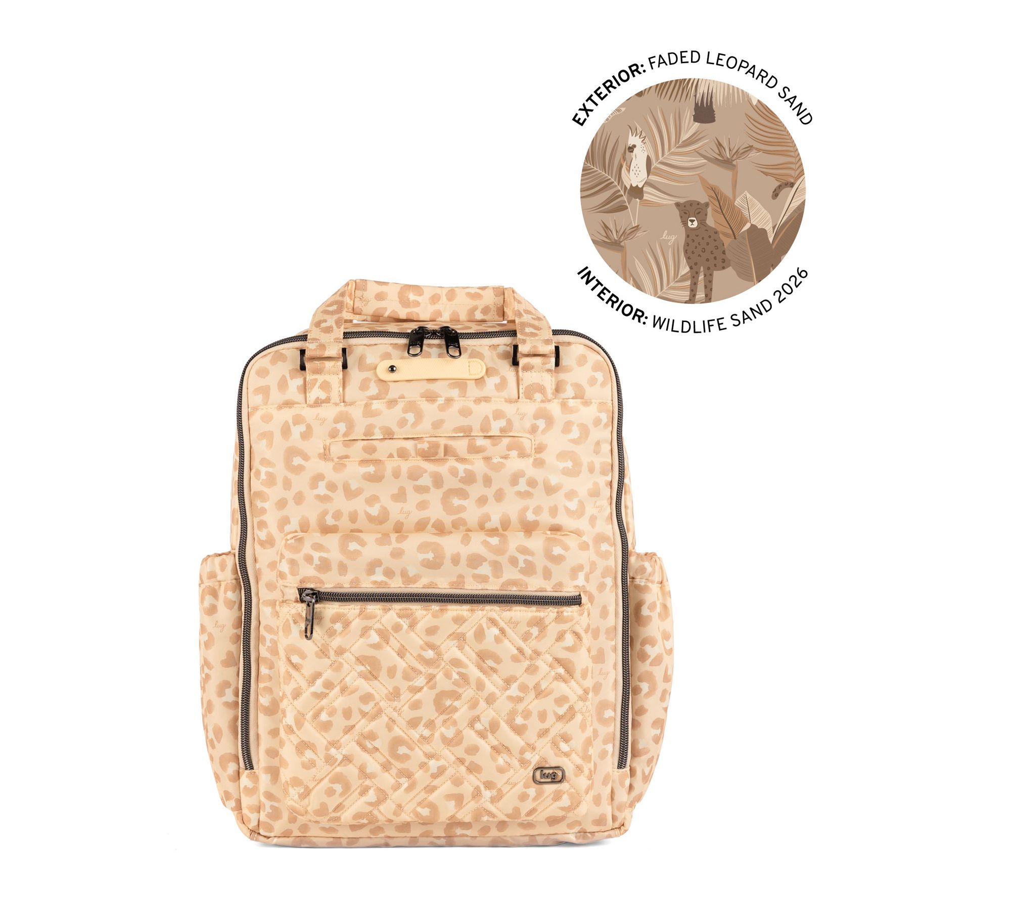 Lug Carryall Backpack  with Charm Bar - Voyager