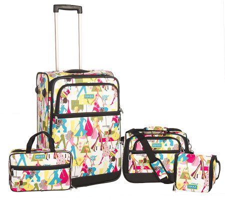 Maxx New York Travel Essentials 4-Pc Fashion Luggage Set 