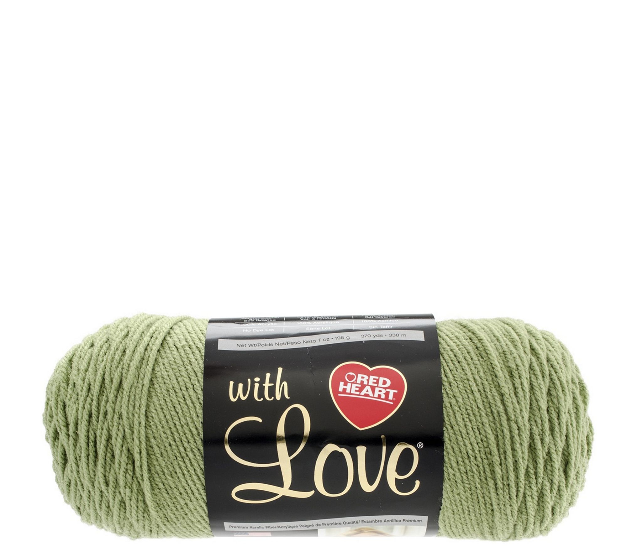 Red Heart with Love Yarn, Lettuce