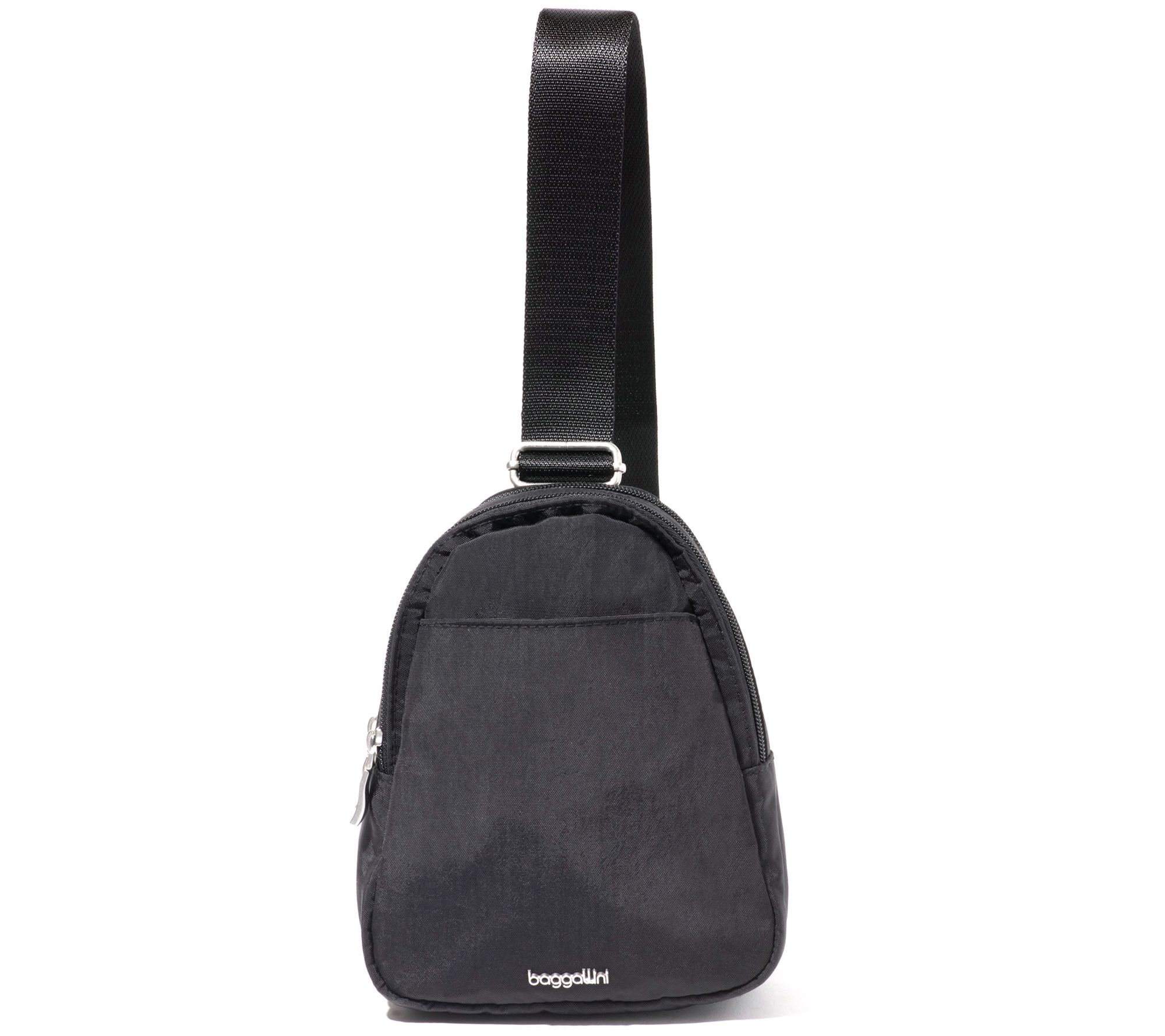 Baggallini Double Zip Mini Sling Bag