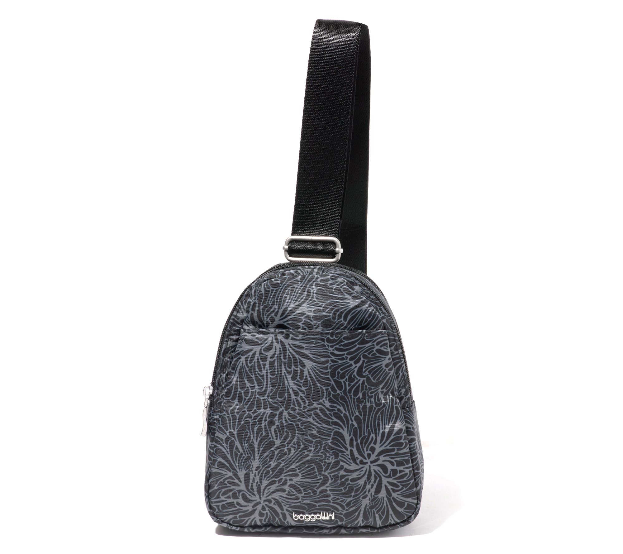 Baggallini Double Zip Mini Sling Bag