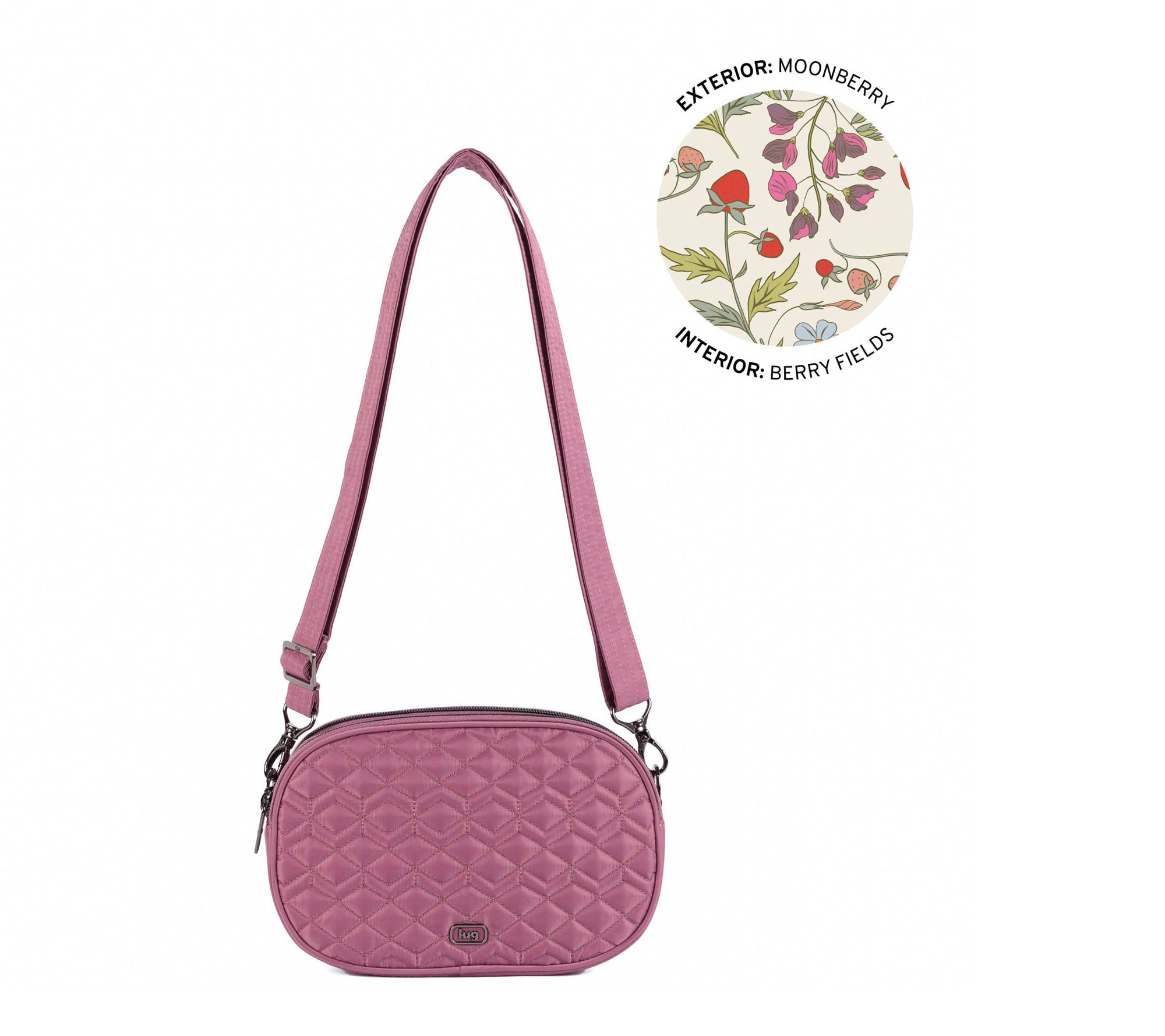  Lug Classic Quilted Circle Crossbody - Comet