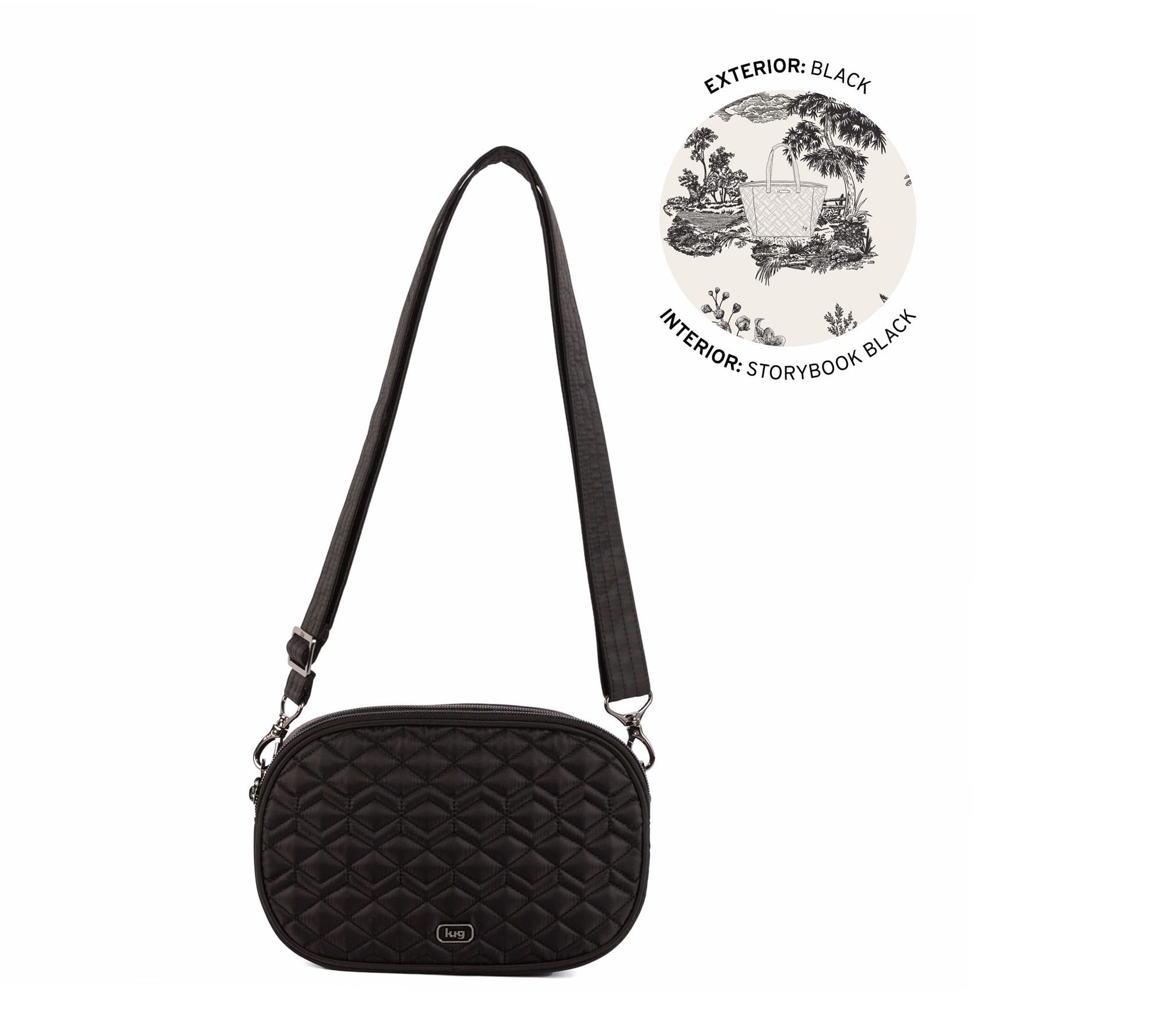 Lug Classic Quilted Circle Crossbody - Comet