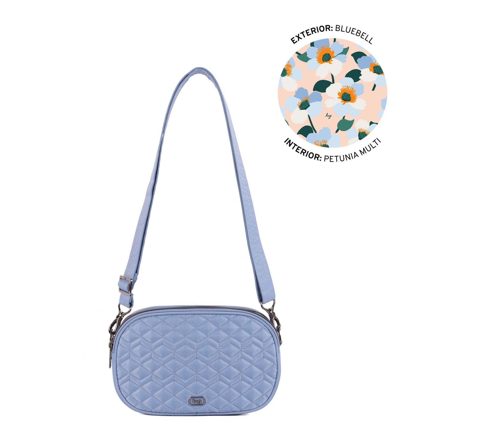 Lug Classic Quilted Circle Crossbody - Comet