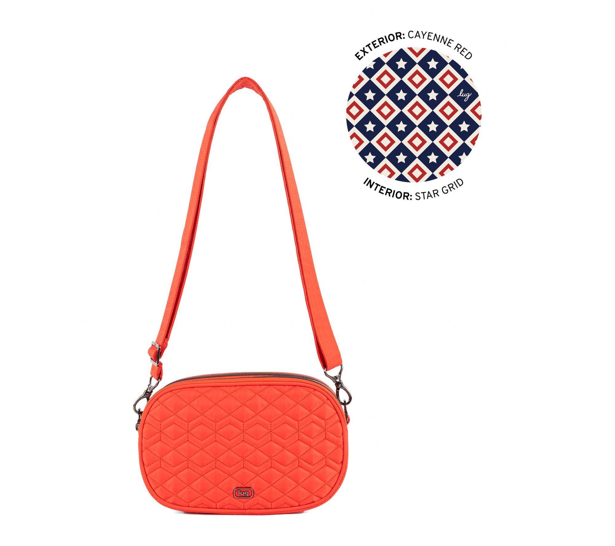 Lug Classic Quilted Circle Crossbody - Comet