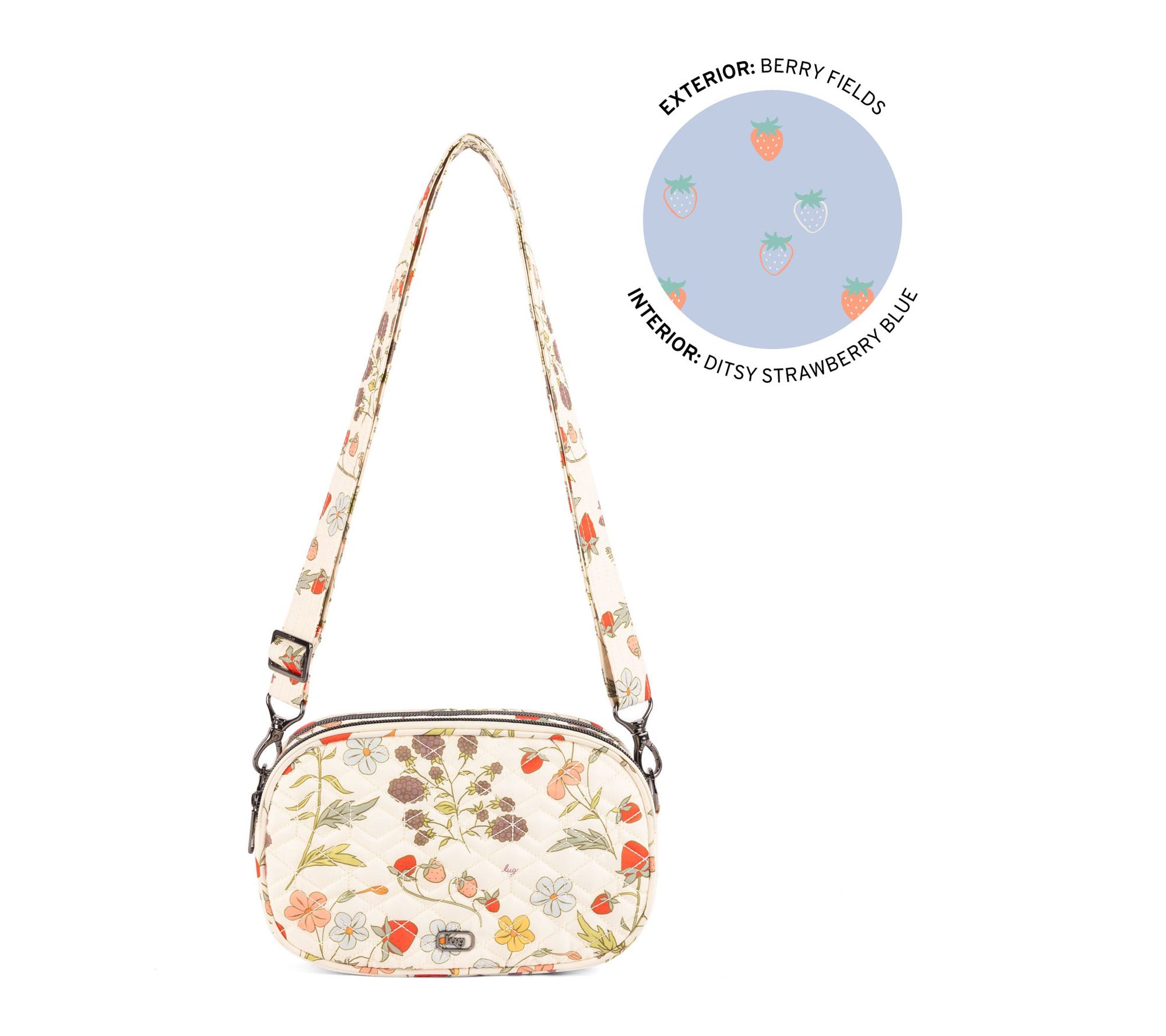 Lug Classic Quilted Circle Crossbody - Comet